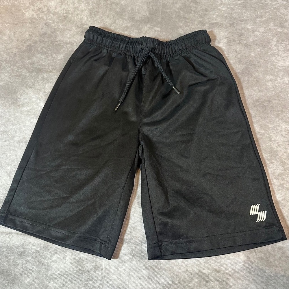 The‎ Childrens Place Sport Boys Shorts Size M 7-8 Black Athletic Drawstring Mesh